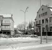 Skaraborgsgatan med Hotell Anglé /Stadskällaren/ i bildens ena kant.