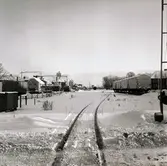 Bilden tagen från järnvägsövergången vid Härlundagatan.