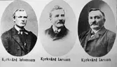 Kyrkvärdar i Älgarås.

OTTO Alfred Johansson, Sörgården f. 1837, d. 1921.
Kyrkvärd 1880-1897.

Per Gustav Larsson, Åsen f. 1860, d. 1941.
Kyrkvärd 1898-1940.

Lars Johan Larsson, Sörgården f. 1852, d. 1925.
Kyrkvärd 1895-1923.