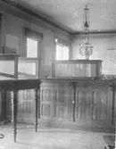 Skara.
Kvarteret Merkurius.
Skara Postkontor år 1897, interiör.

Repro: Ragnar Sigsjö, år 1975.