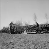Motocross på Dala-banan, Lundsbrunn, 17/4 1955.