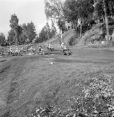 Motocross på Dala-banan, Lundsbrunn, september 1967.