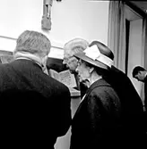 Skara. Kungabesök på museet 23/5 1963 vid 100-årsjub.