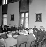 Skara. Hushållningssällskapets föreningsnämnd 14/11 1955.