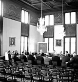 Skara. Hushållningssällskapets föreningsnämnd 14/11 1955.