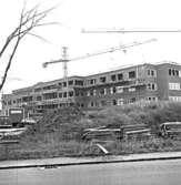 Sjukhusbygget.
Fastigheten Sälgen 19. Skara sjukhem 1966-1988 och vårdcentral från 1970