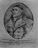 Skara. Veterinärinrättningen. Peter Hernquist. Teckning 1797.