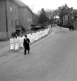 Skara. 
Konfirmation 1953.