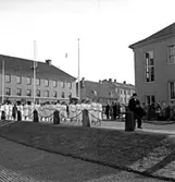 Skara. 
Konfirmation 1956?