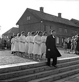 Skara. Konfirmation 1957.