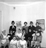 Skara. 
Möhippa på Järnvägshotellet 21.9.1964.