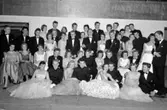 Gymnasistbal 30/11 1957.
Gruppbild.