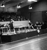 Skara. Bordtennis; Sverige - Kina 1962.