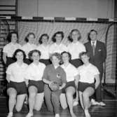 Seminariets handbollslag 1954. Lagledare Ingemar Alexandersson (Alex).