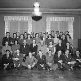 15-årsjubileum 28/4 1951. 
Lärare.
Sittande i mitten av andra raden: 
John Gustafsson, Berta Blomberg, Charles Alfvegren samt vaktmästare Andersson.