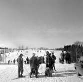 Skara. Stora Kulhult vintern (1966?).