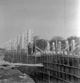 Skara. Idrottshallen bygges 1962-1963.