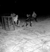 Skara. Ishockey för pojkar 29/1 1954.