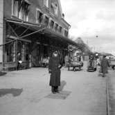 Stationsinspektor Lars Nottberg i slutet av sin bana, 1951.
