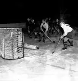 Skara. Idrott: Ishockey 21/1 1955.