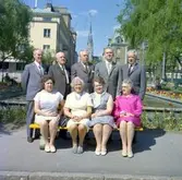 Familjen Blümes släktmöte i Skara 2/6 1966.