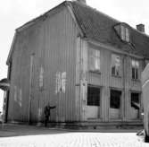 Skara. Marumsgatan. Zettervallska huset, bild tagen vid uppmätning före rivning 1962.