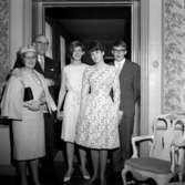 Skara. Axel Dahlberg med familj 1964.