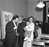 Skara. Tor Hellströms utställning i Biblioteket 1964.