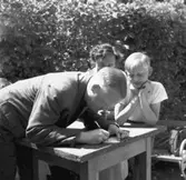 Med Daga och Arne Hansson på Öland.