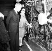 Skara. Mejeriförbundets ostmässa i Idrottshallen 19-20 november 1966.