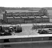 Skara. SKLS, hallen 12/9 1962.

SKLS= Skaraborgs läns Slaktdjursförsäljnings Förening.