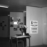 Skara. 
Skara fotoklubbs jubileums-utställning i f. d. Josef Johanssons bilförsäljnings lokaler 4-11 november 1959. 
15-års jubileum.