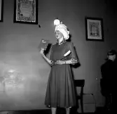 Skara köpmannaförenings ungdomsavdelnings Luciafest 1950.