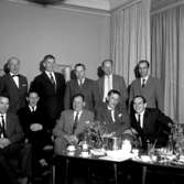 Skara. 
Obligationsklubben 1962. 
Stående fr.v: 
Stig Rehn, Bengt Melin, Harry Bolinder, 
Sven 