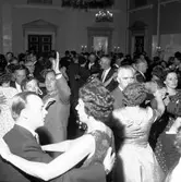 Skara manskör, 6/6 1959, vänortsbesök.

Valter Lindahl och Evert Sahlström.