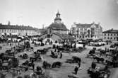 Lidköpings torg.
Repro ur Skara museums samlingar.

Orginalet taget på 1920-talet av A. Lindhe.