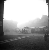 Fisktorget, Skara, i början av 1940-talet.