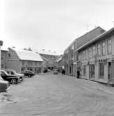 Marumsgatan från Fisktorget, Skara, 1958.
