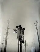 Elektriker i arbete.