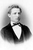 Karl Johan Jonsson i övre 7de vt 1875. Elev på Skara läroverk klass 7 vårterminen 1875.