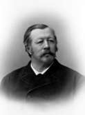 Vilhelm Larsson veterinär-läkare i Skövde på 1880-talet.