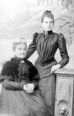 Beathe och Ingeborg Sandberg.Charlotte Hermanson, f. 1852, drev fotoateljé på Torggatan 47 i Skara under åren 1885-1916. Filial i Lundsbrunn.
