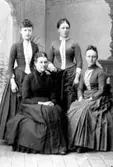 Gully Svan, Sofia Otterström, Rosa  Rosenlindh, Sigrid Otterström.

Tullia Gully Sofia Svan, född 1866 i Söne.
E. o. postexpeditör i By, Värmland i 1900-års Sveriges Befolkning.

Sigrid Otterström, född 1865 i Sunnersberg.
År 1900 Folkskollärarinna i Agnetorp.

Sofia Otterström, född 1861 i Sunnersberg.
Bor år 1900 hos sin bror, Thorsten å Månstorp i Götene.

Rosa Lydia Gunhild Rosenlind, född 1863 i Stockholm.
År 1900 Folkskollärarinna i Söderhamn.