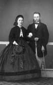 Gunnar Wennerberg (2/10 1817- 24/8 1901) med hustru grevinna Hedvig 