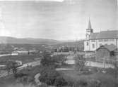 Norge. 
Lillelverdals kyrka och by.