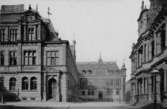 21/8-1890.
Tyskland. Köln. Rådhuset och Stadsbiblioteket.
Förlag: Römmler & Jonas.
Foto: K.S, Dresden 1890.