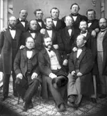 Handlare med flera på 1860-talet.