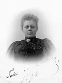 Postexpeditören Tekla Forssell, Mariestad.
Postexpeditör Tekla Erika Charlotta Forssell. Född 1862 i Skara, död 1940 i Skara.
Dotter till Nils Edvard Forssell och Maria Forssell (f. Torin). 
Syster till Karl Bror Jacob Forssell och Emma Walter (f. Forssell).