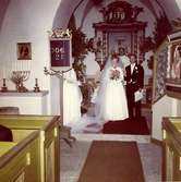 Brudpar, Stenstorps kyrka.Bruden kusinbarn till Lars Eriksson.