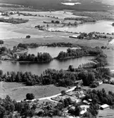 Flygbild över Skärv, 15/7 1966.